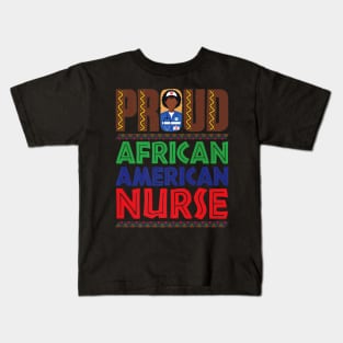 African American Nurse Black Nursing Graduation (2) Kids T-Shirt